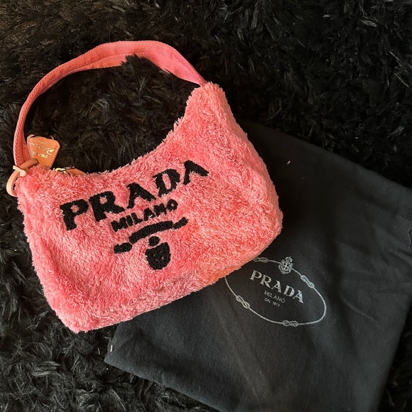 Prada Hobo Fur in Hot Pink - Picture 1 of 1